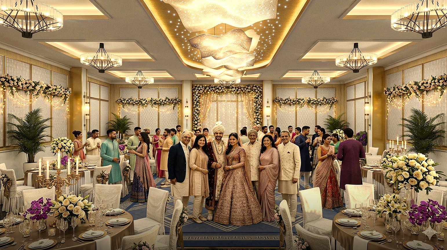 luxury destination wedding at arif castles nainital