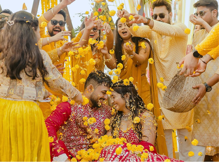 Haldi celebration

