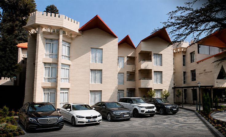 hotel in nainital with car parking