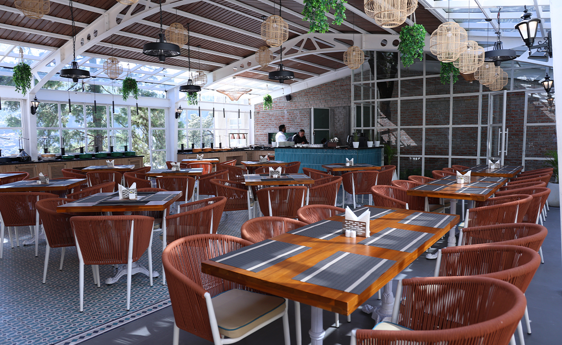 conservatory fine dining restaurant arif castles nainital