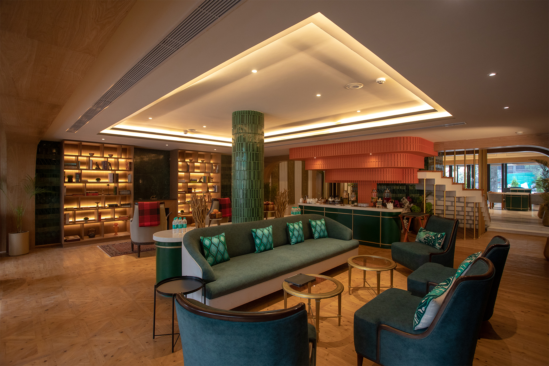 the library relaxation lounge arif castles nainital
