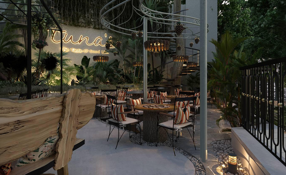 tunas cafe european dining arif castles nainital